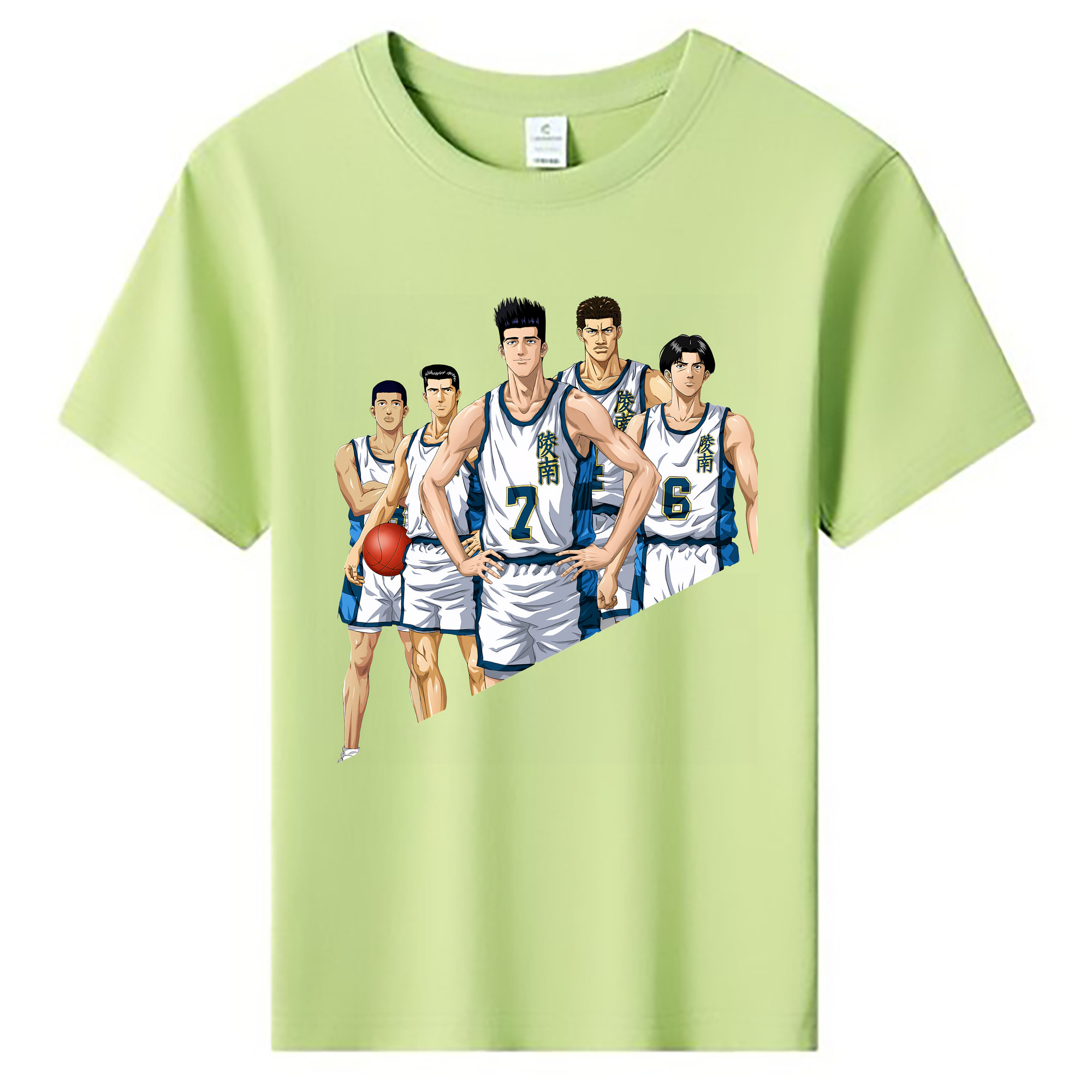 （画像用） SLAM DUNK／スラムダンク 綿100％キッズTシャツ（フロントプリント）